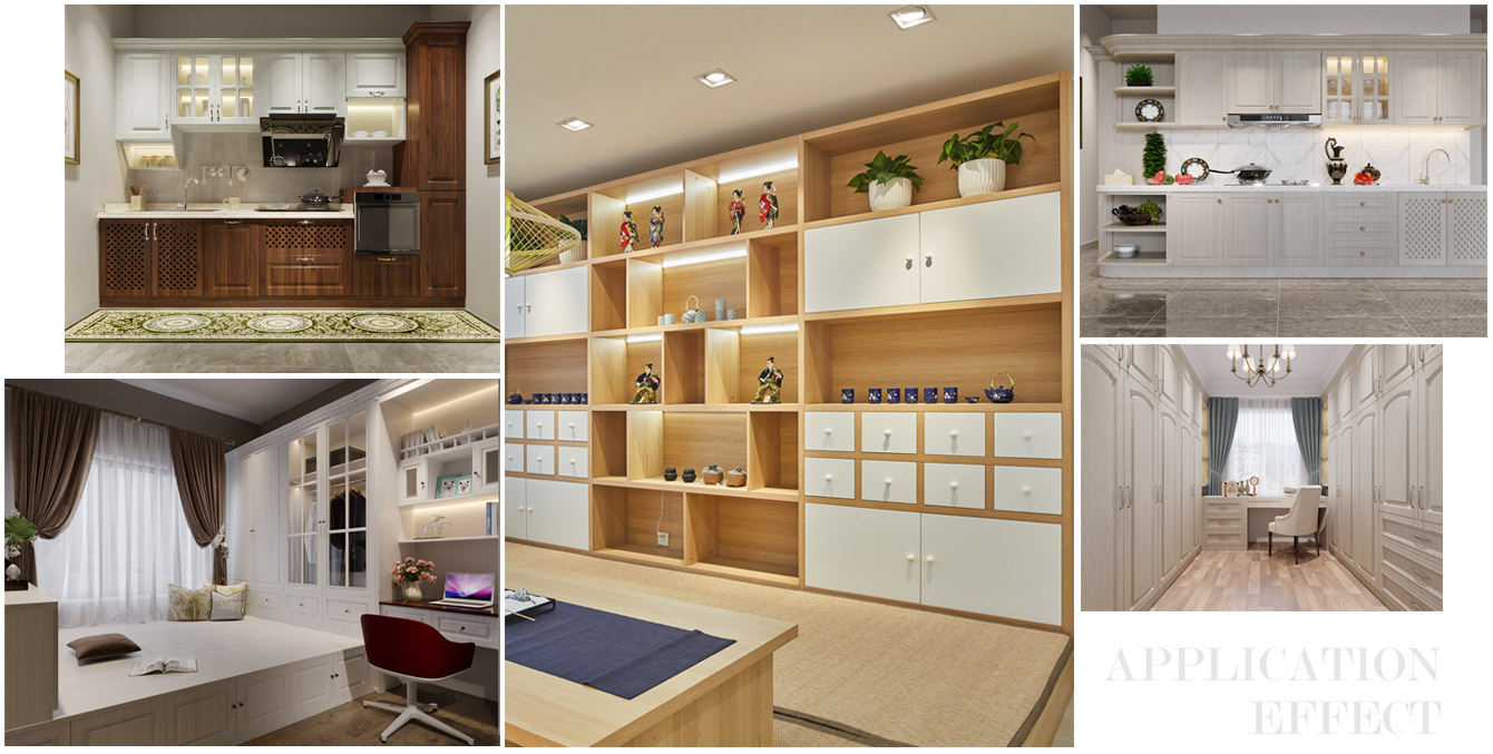 新浪潮生態板家具效果圖