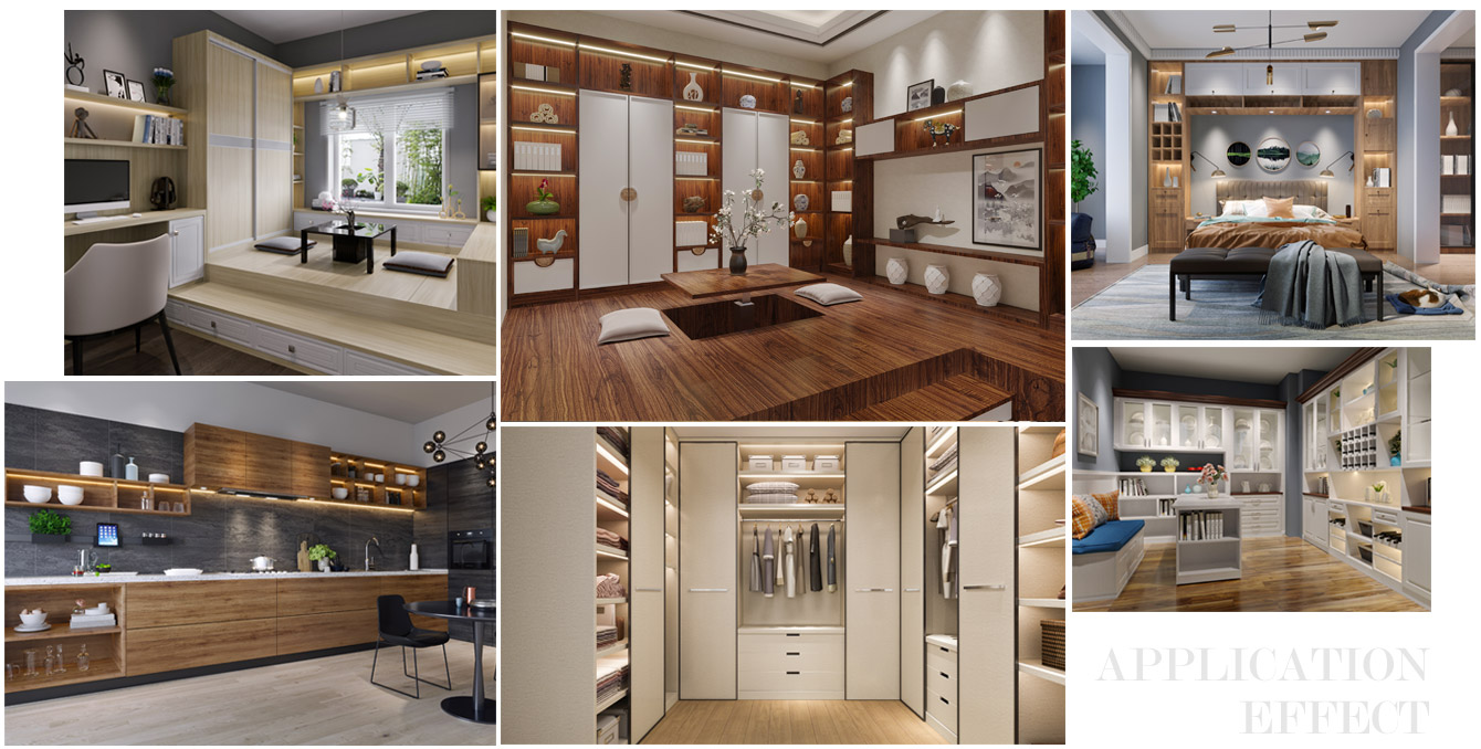 吉祥雁生態(tài)板家具效果圖