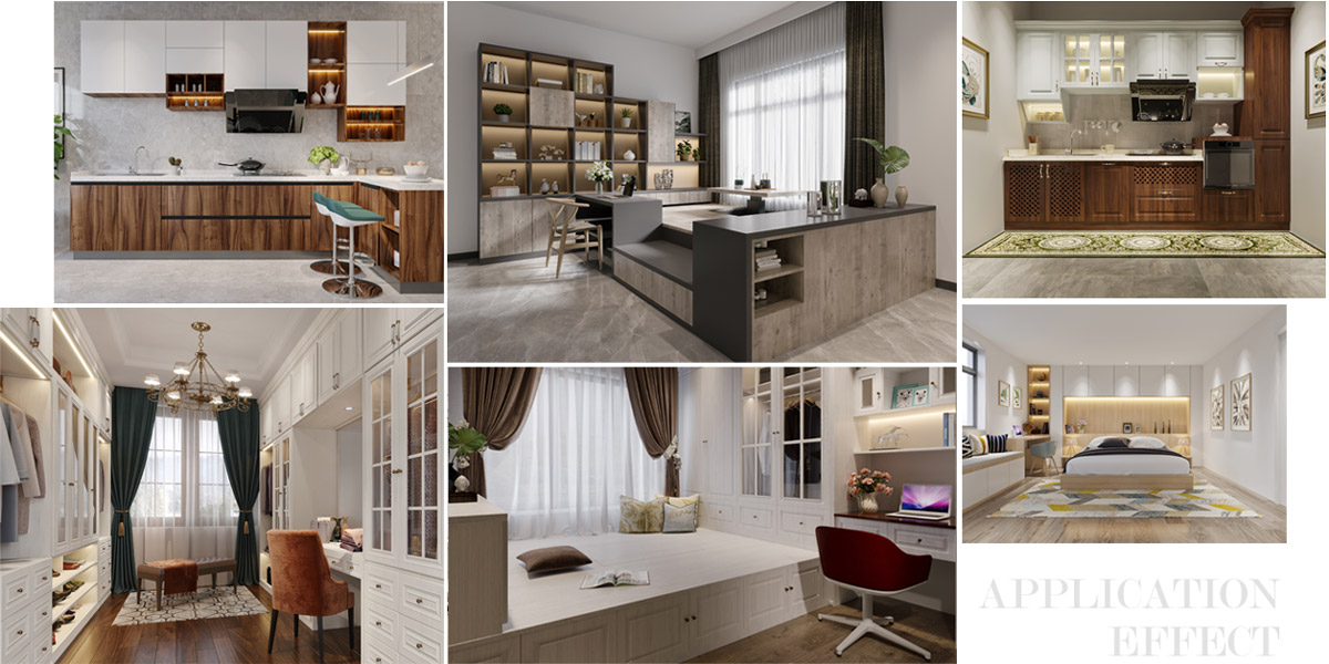 富貴祥生態板家具效果圖