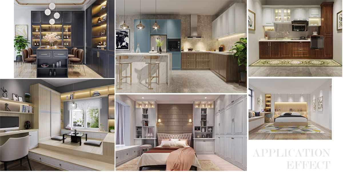 天賦山生態板家具效果圖