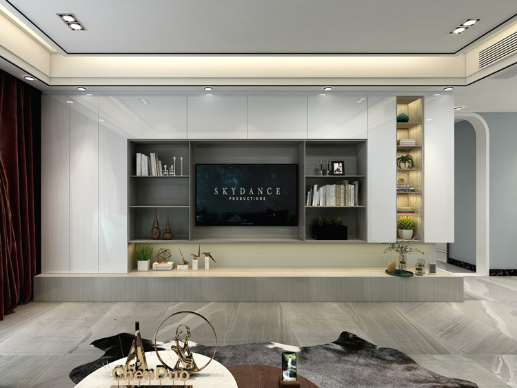 馨郁胡桃生態板-板材全屋定制案例