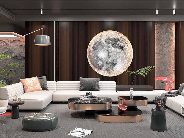 現代輕奢風格-客廳