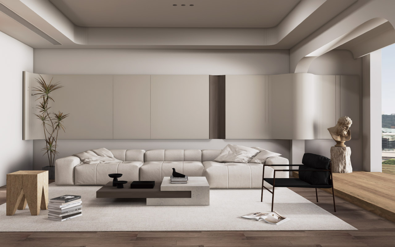 卡布奇諾生態板-板材全屋定制案例