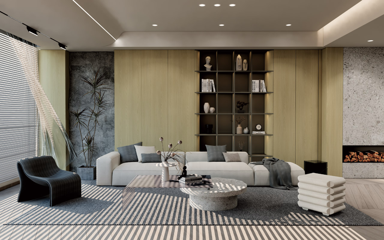 西納橡木生態板-板材全屋定制案例