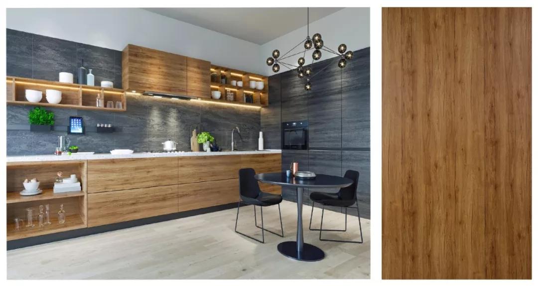 鵬鴻生態板免漆板巴西古橡花色