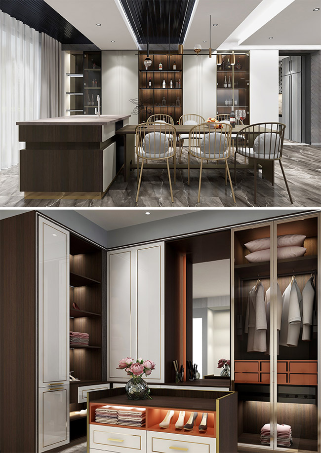 生態板定制衣柜效果圖